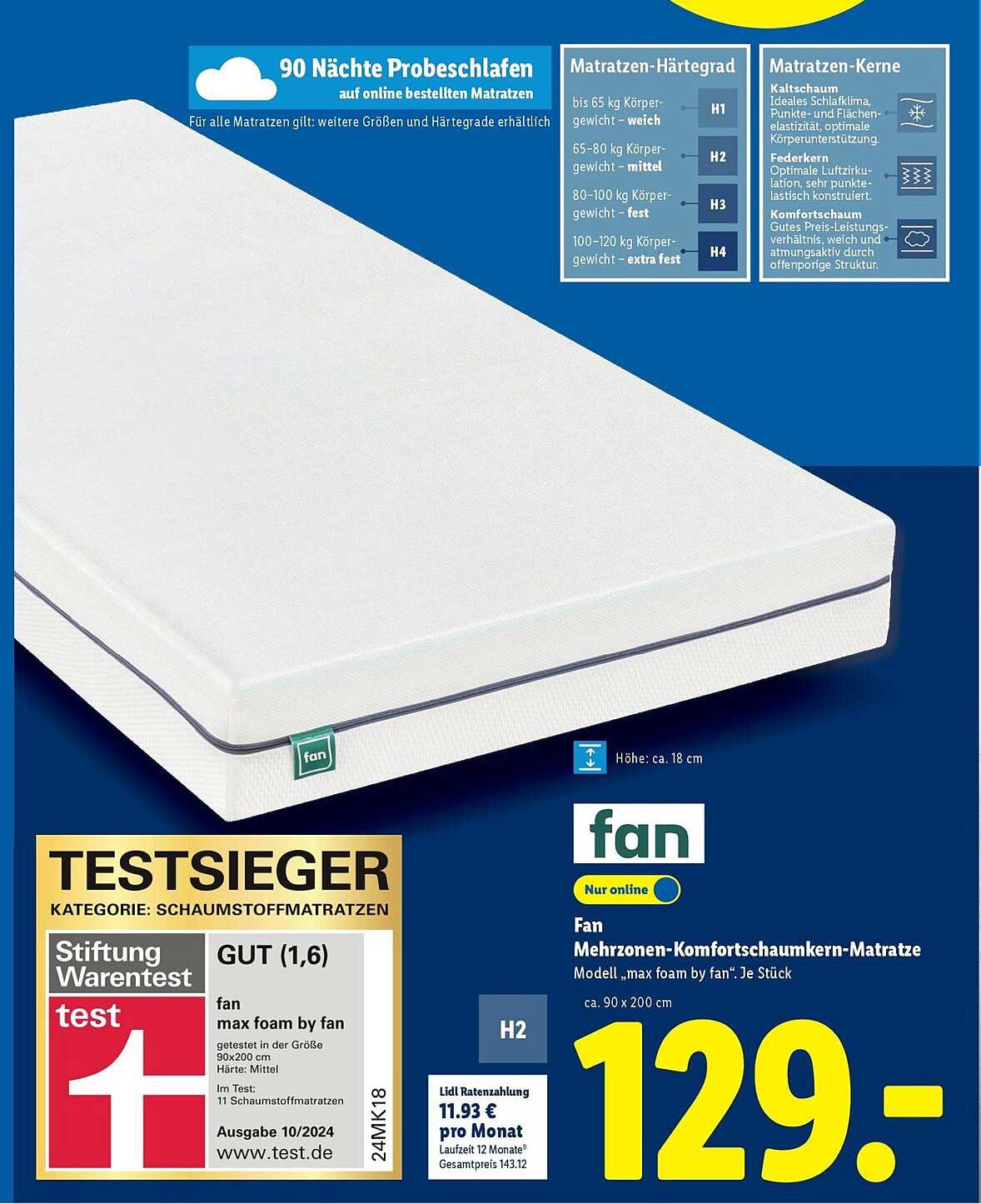 Lidl Matratze Angebot Aktuell