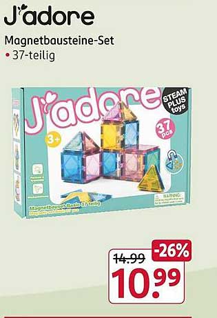 J'adore Magnetbausteine-Set • 37-teilig