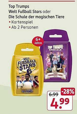Top Trumps Welt Fußball Stars oder Die Schule der magischen Tiere
