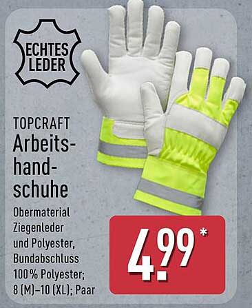 TOPCRAFT Arbeitshandschuhe