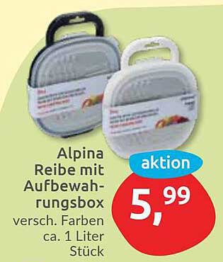 Alpina Reibe mit Aufbewahrungsbox