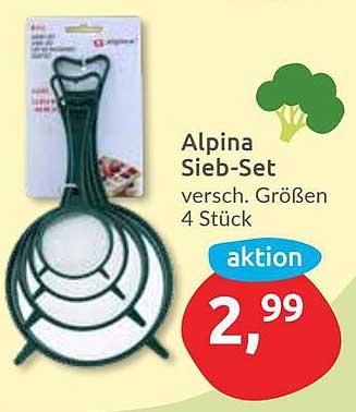 Alpina Sieb-Set - 4 Stück in verschiedenen Größen