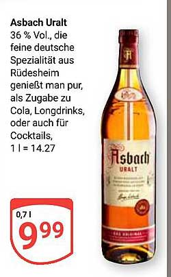 Asbach Uralt 0,7 l