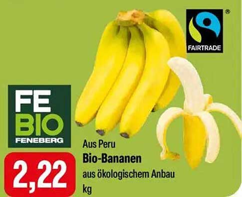 Bio-Bananen aus ökologischem Anbau – Feneberg