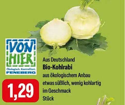 Bio-Kohlrabi aus Deutschland