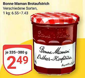 Bonne Maman Brotaufstrich - Erdbeer-Konfitüre