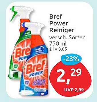 Bref Power Reiniger 750 ml - Verschiedene Sorten