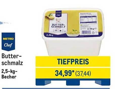 Butterschmalz 2,5 kg-Becher
