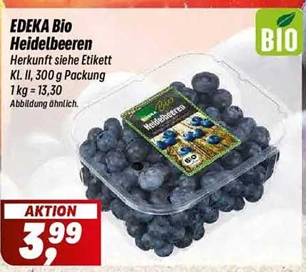 EDEKA Bio Heidelbeeren
