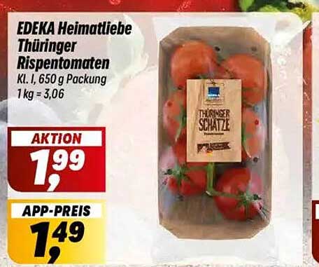 EDEKA Heimatliebe Thüringer Rispentomaten 650 g
