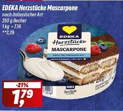 EDEKA Herzstücke Mascarpone nach italienischer Art 250 g