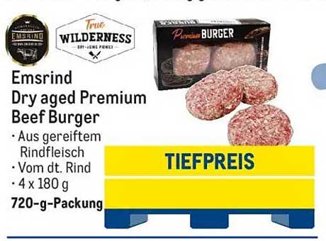 Emsrind Dry aged Premium Beef Burger