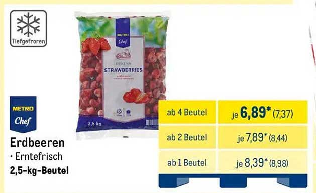 Erdbeeren - Erntefrisch, 2,5-kg-Beutel