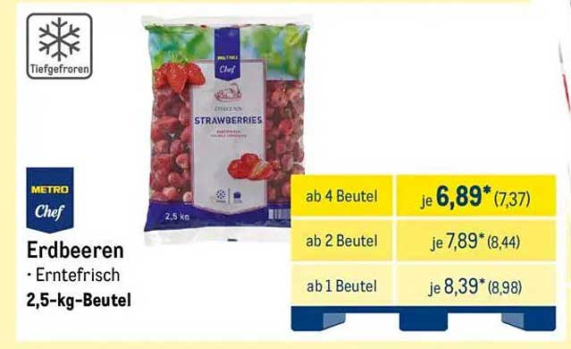 Erdbeeren Erntefrisch 2,5-kg-Beutel