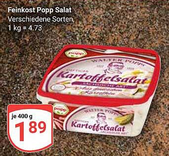Feinkost Popp Salat - Verschiedene Sorten