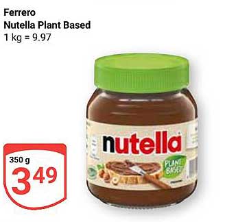 Ferrero Nutella Plant Based 350 g