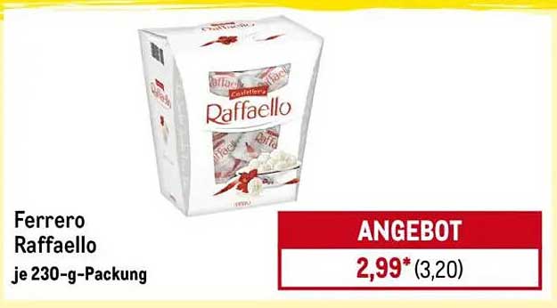 Ferrero Raffaello je 230-g-Packung