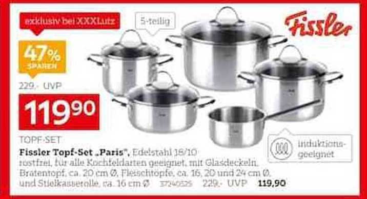 Fissler Topf-Set "Paris", 5-teilig