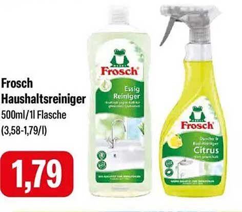 Frosch Haushaltsreiniger 500ml - Essig und Citrus