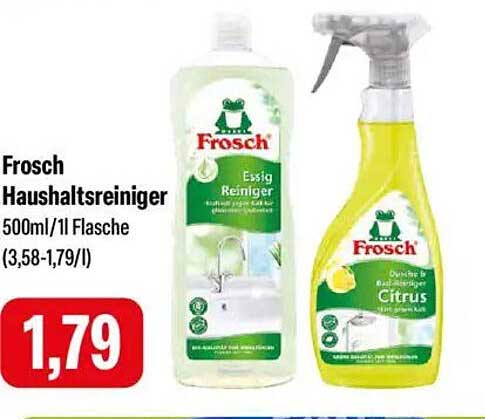 Frosch Haushaltsreiniger 500ml/1L Flasche