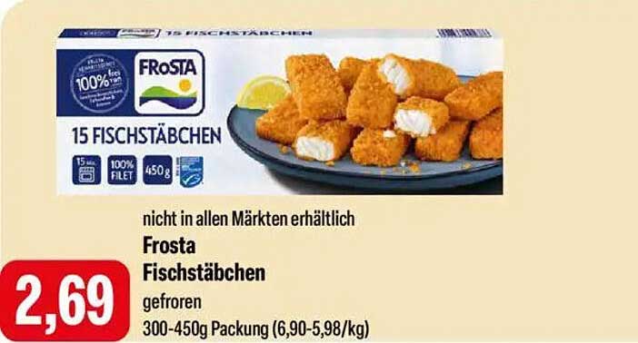 Frosta Fischstäbchen 15 Stück (300-450g)