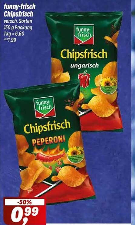funny-frisch Chipsfrisch 150 g - verschiedene Sorten
