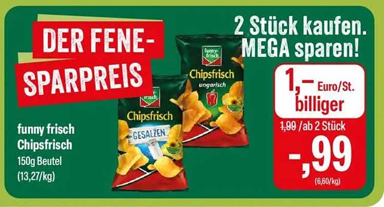 funny frisch Chipsfrisch 150g Beutel
