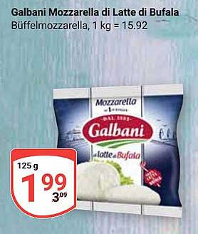 Galbani Mozzarella di Latte di Bufala, 125 g für nur 1,99 €