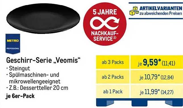 Geschirr-Serie „Veomis“