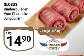GLOBUS Rinderrouladen vom Charolais-Jungbullen