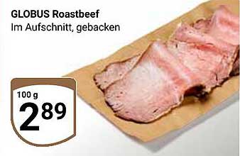 GLOBUS Roastbeef im Aufschnitt, gebacken