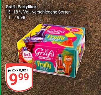 Gräf's Partylikör – Fruchtige Freude für jede Feier!