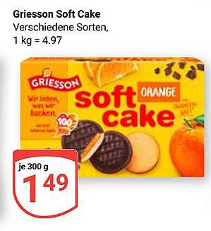 Griesson Soft Cake Verschiedene Sorten, 300 g