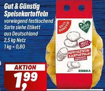 Gut & Günstig Speisekartoffeln 2,5 kg