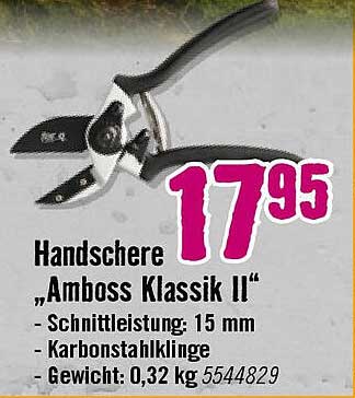 Handschere „Amboss Klassik II“