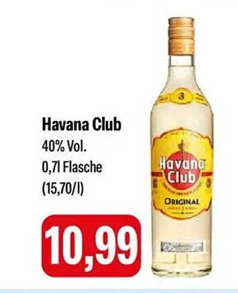 Havana Club 40% Vol. - 0,71 Flasche
