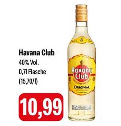 Havana Club 40% Vol. 0,7l Flasche