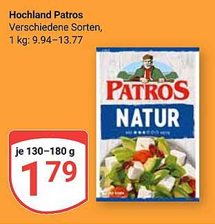 Hochland Patros Natur - Verschiedene Sorten