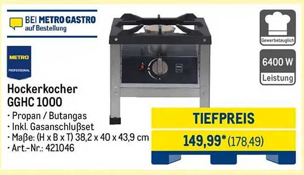 Hockerkocher GGHC 1000