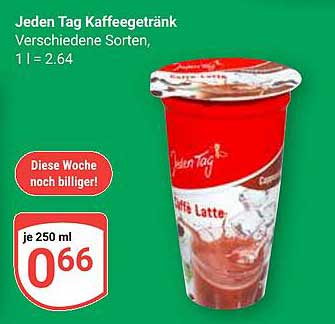 Jeden Tag Kaffeegetränk – verschiedene Sorten
