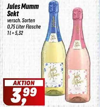 Jules Mumm Sekt - Aktionspreis