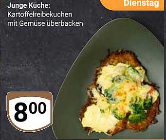 Junge Küche: Kartoffelreibe-kuchen mit Gemüse überbacken