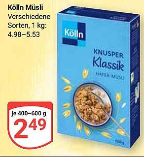 Kölln Müsli - Knusper Klassik, 1 kg