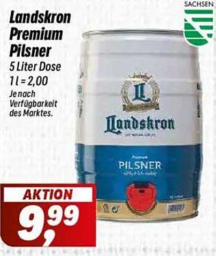 Landskron Premium Pilsner – 5 Liter Dose
