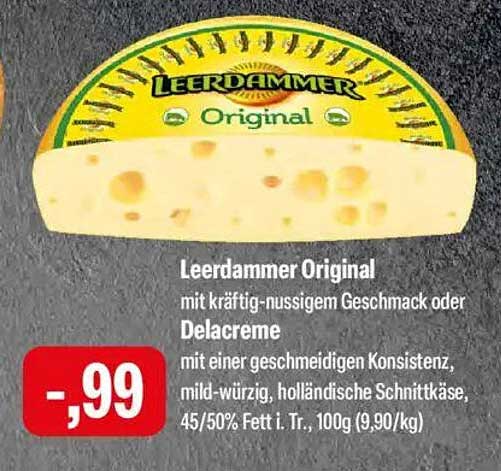 Leerdammer Original Käse – kräftig-nussiger Genuss