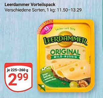 Leerdammer Vorteilspack - verschiedene Sorten