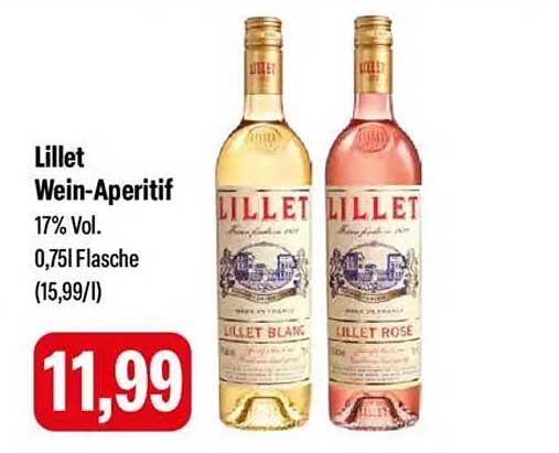 Lillet Wein-Aperitif 17% Vol. 0,75l Flasche
