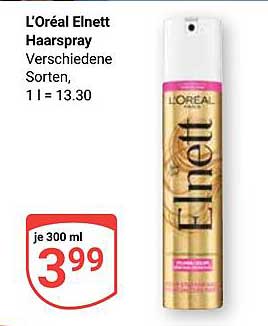 L'Oréal Elnett Haarspray - Verschiedene Sorten, 300 ml