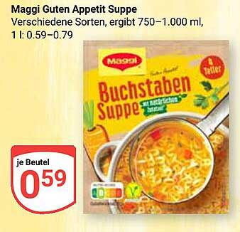 Maggi Guten Appetit Suppe 750–1.000 ml
