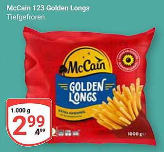 McCain 123 Golden Longs Tiefgefroren